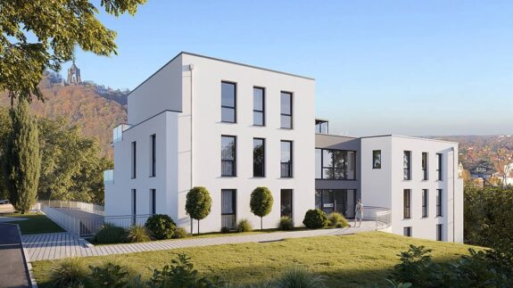 Außenvisualisierung Neubau-Mehrfamilienhaus mit 4 Wohneinheiten #3 Außenvisualisierung Neubau-Mehrfamilienhaus mit 4 Wohneinheiten #3