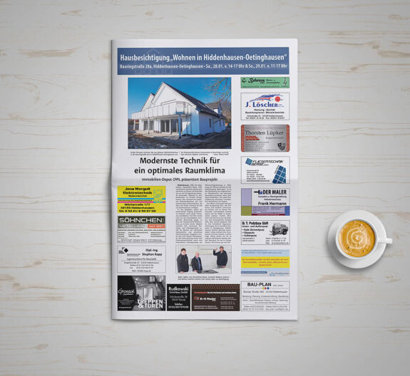 Sonderveröffentlichung Tageszeitung #2 (Thema Hausbesichtigung Hiddenhausen) von Immo-Depot OWL Sonderveröffentlichung Tageszeitung #2 (Thema Hausbesichtigung Hiddenhausen) von Immo-Depot OWL