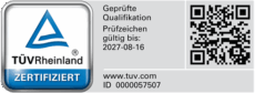 Robin Alexander Gäbler ist Sachkundiger für Immobilienbewertung mit TÜV Rheinland geprüfter Qualifikation