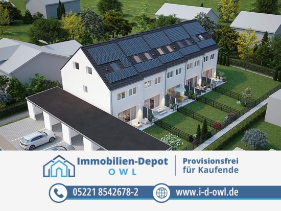 Reihenhausanlage in familienfreundlicher Lage – modern, effizient, wertbeständig, 32120 Hiddenhausen, Mehrfamilienhaus