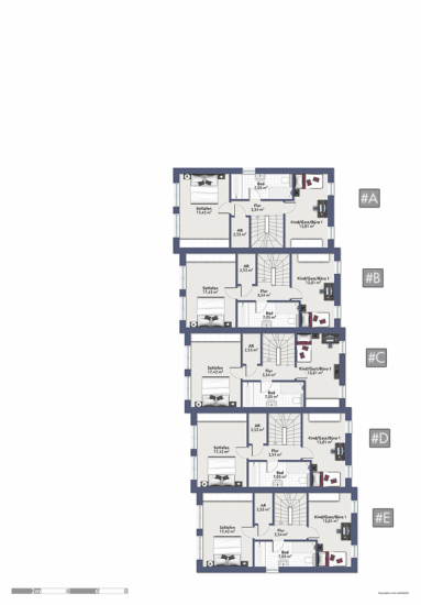 Reihenhausanlage in familienfreundlicher Lage – modern, effizient, wertbeständig - Grundriss OG