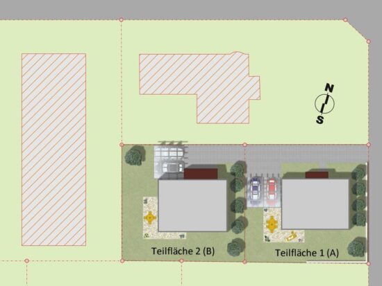 Lageplan Baugrundstücke