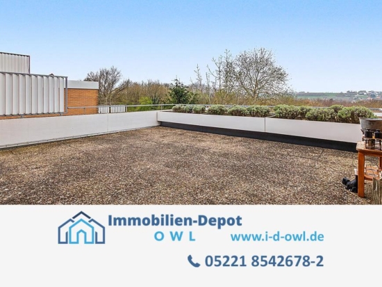 Großzügige 4-Zimmer-Wohnung mit XXL-Terrasse & Fernblick in Oberbecksen, 32547 Bad Oeynhausen, Wohnung
