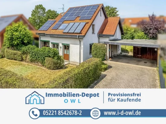 Großzügiges und flexibles Ein-/Zweifamilienhaus mit moderner Haustechnik, 32120 Hiddenhausen, Einfamilienhaus