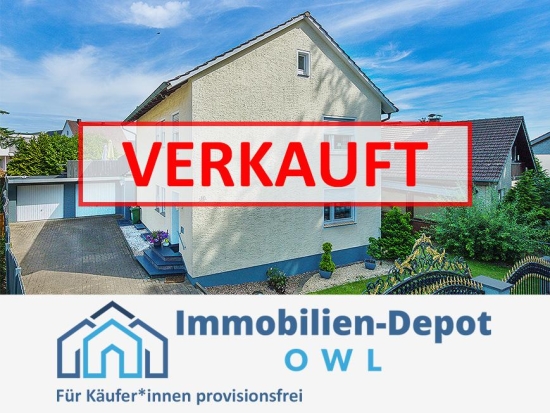 Provisionsfrei: Gepflegtes Zweifamilienhaus in idyllischer Lage von Bünde, 32257 Bünde, Mehrfamilienhaus