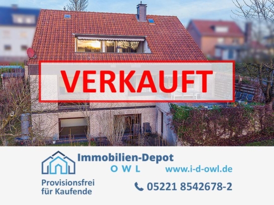 Viel Raum. Viel Ruhe. Viel Ausblick. Großes Zweifamilienhaus in Nieder-Eickum, 32051 Herford, Zweifamilienhaus