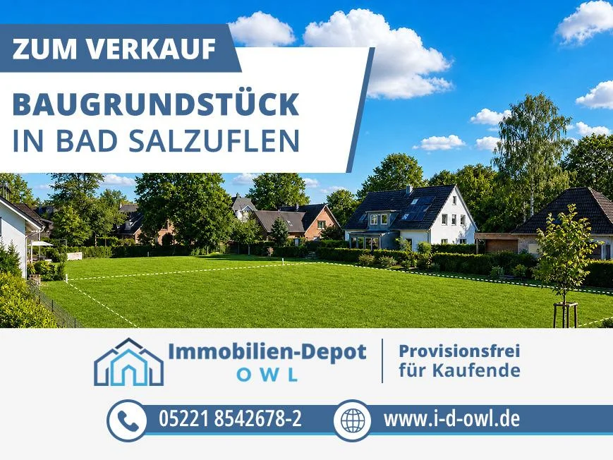 Verkauf Baugrundstück (mit Logo)