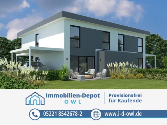 Neubau-Doppelhaushälfte in Stedefreund – modern, effizient, familienfreundlich, 32051 Herford, Doppelhaushälfte zum Kauf